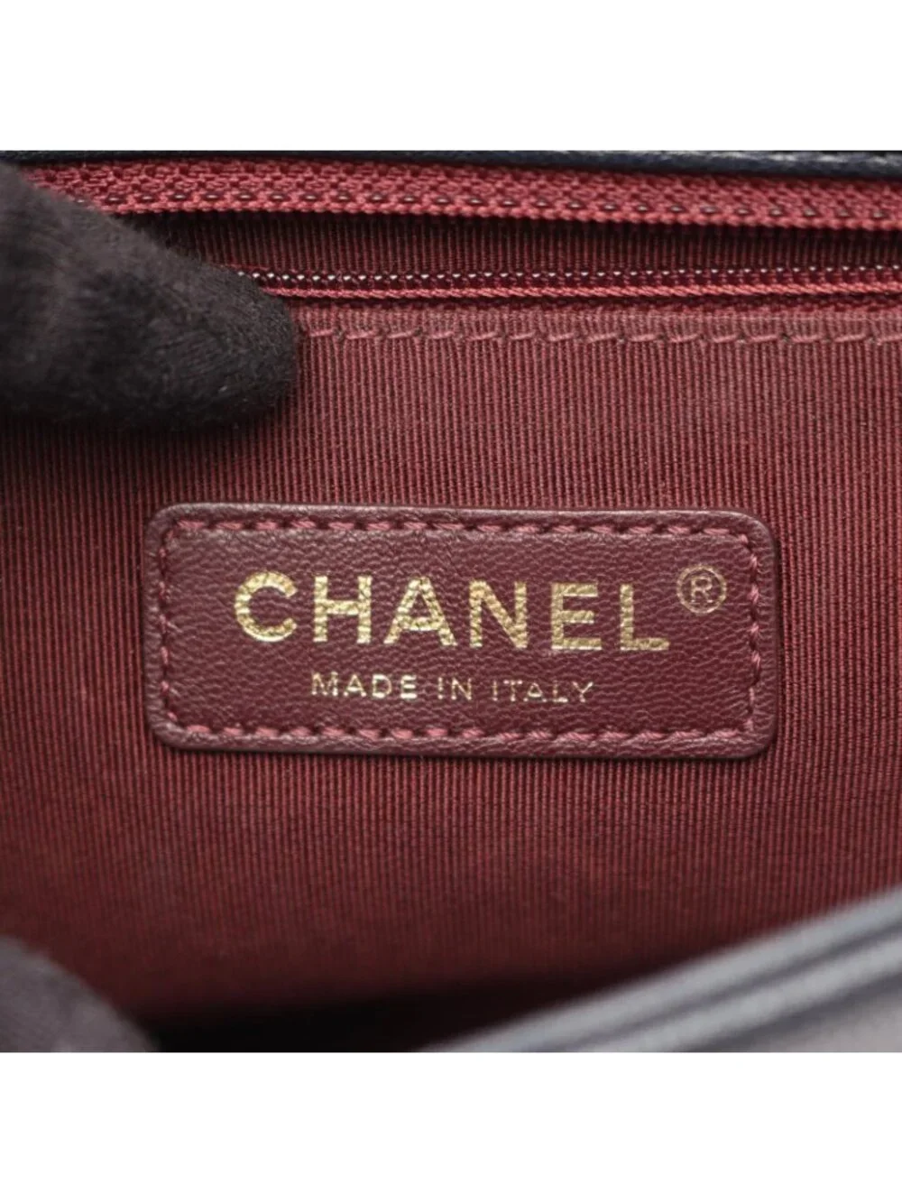 Chanel Shoulder Bag Mademoiselle Quilted Double Flap Navy Leather Chain